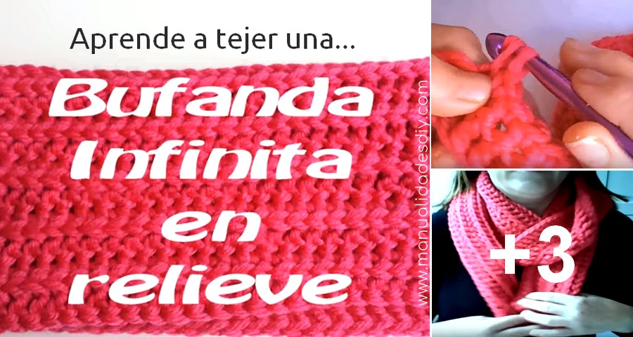 bufanda infinita crochet