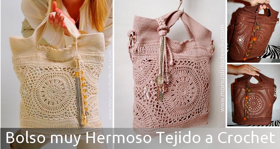 bolso tejido crochet