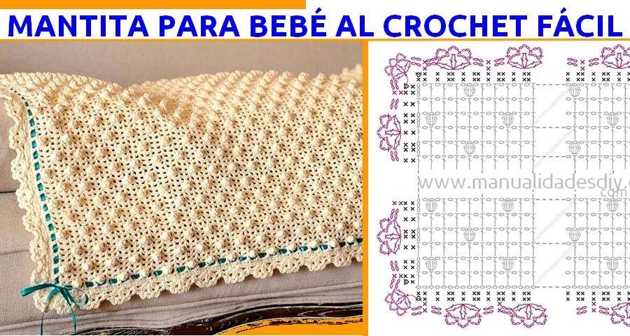 mantita bebe crochet