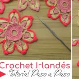 flor crochet irlandes