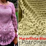 blusa crochet